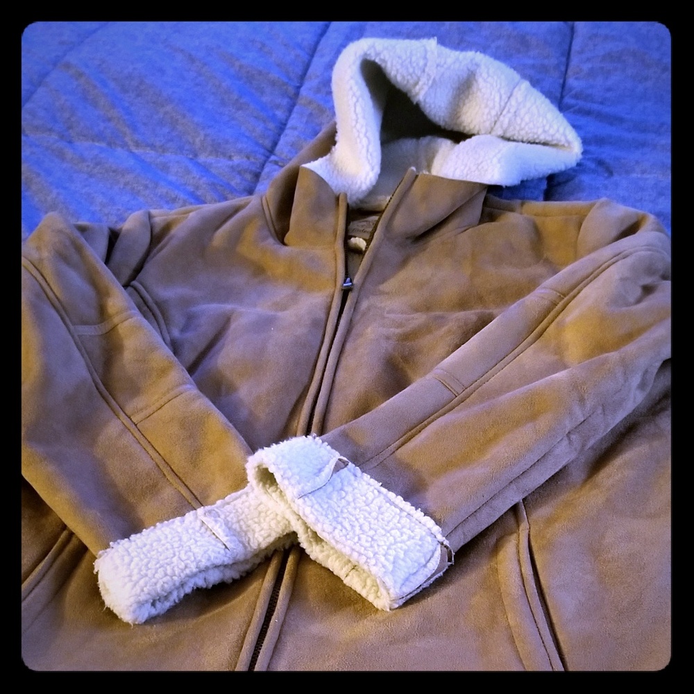 Shepa lined coat with hood